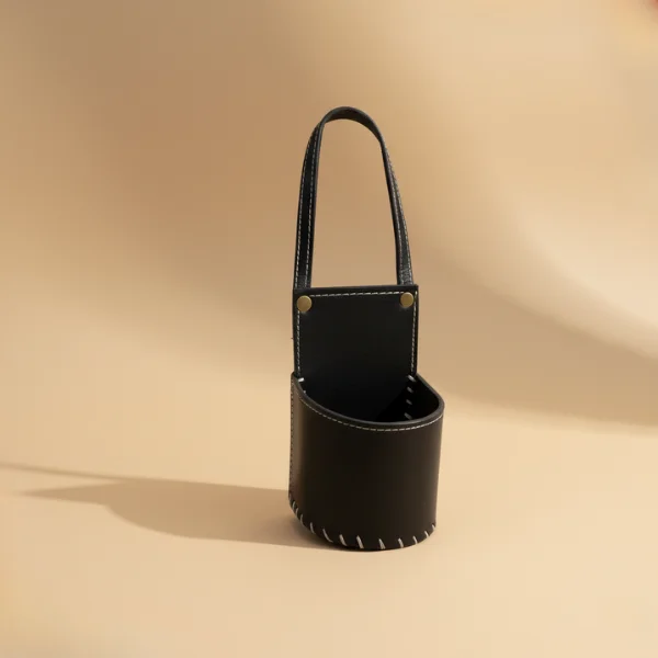 Porta Mate Premium de Cuero – Costura a Mano